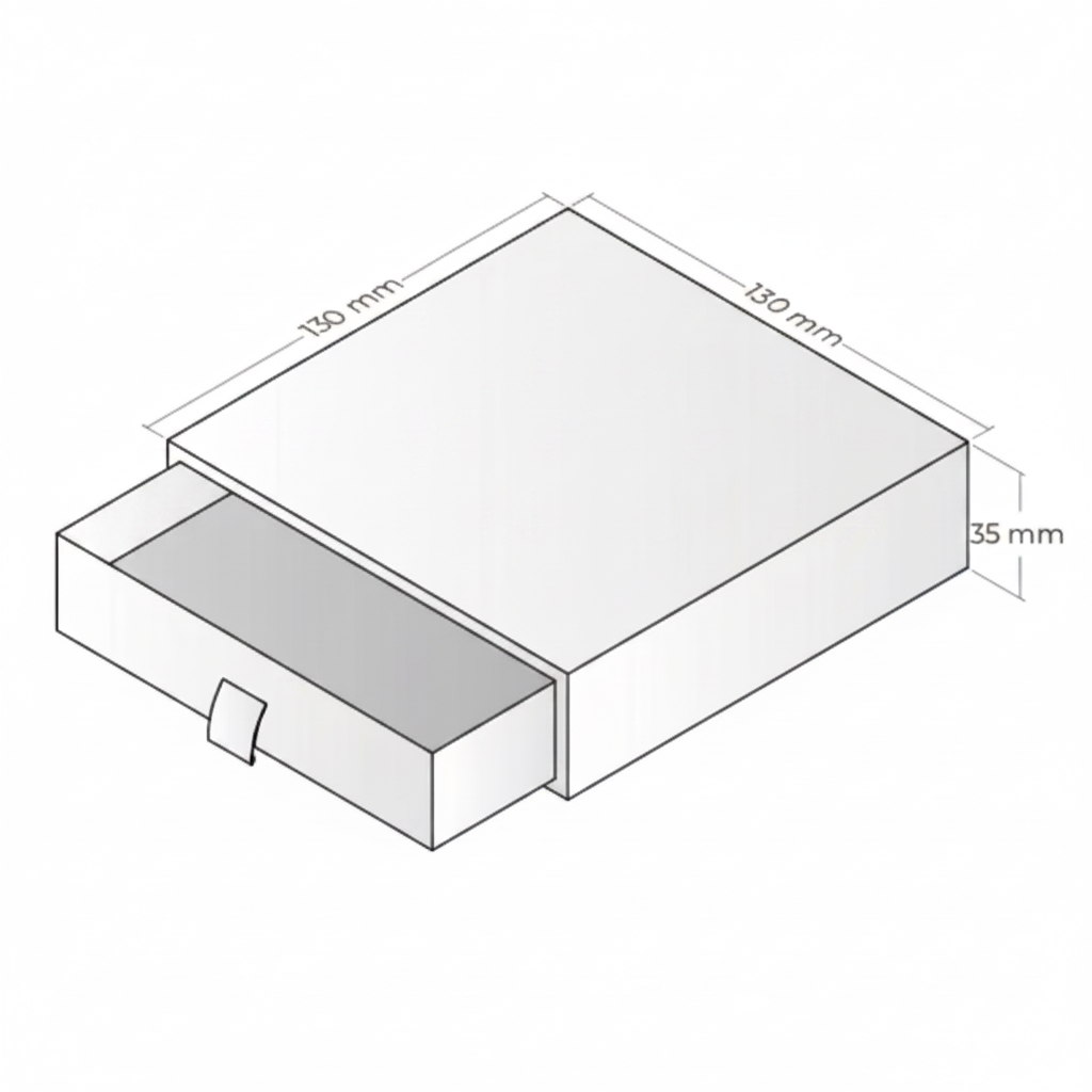 L'Écrin Prestige – 13 x 13 x 3,5 cm