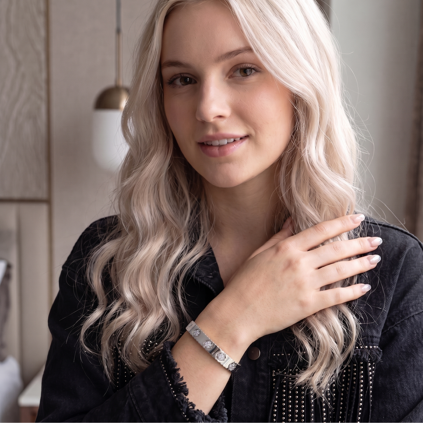 Precious Flower Bracelet Silver