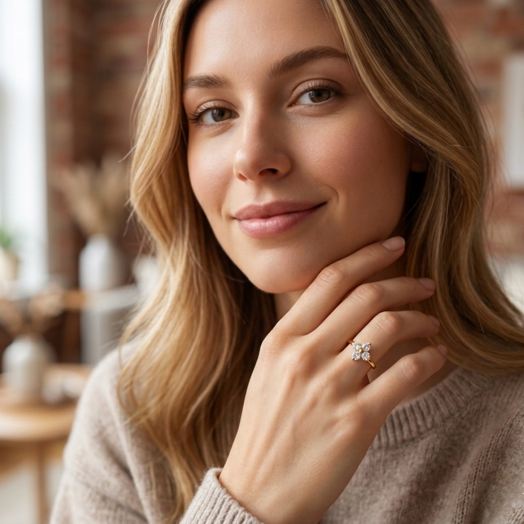 Bague Pétale de Courage Or