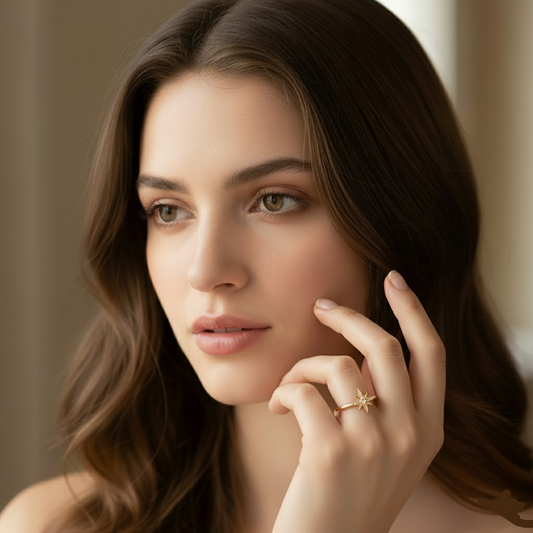 Shining Star Ring Gold