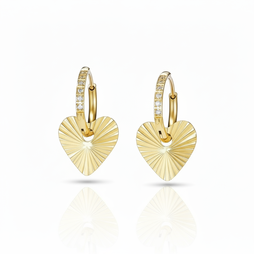 Sacred Heart Set Gold