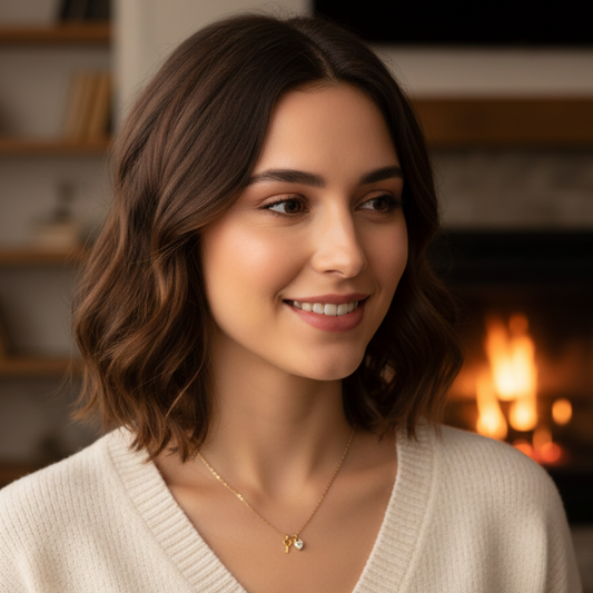 Key to my Heart Necklace Gold