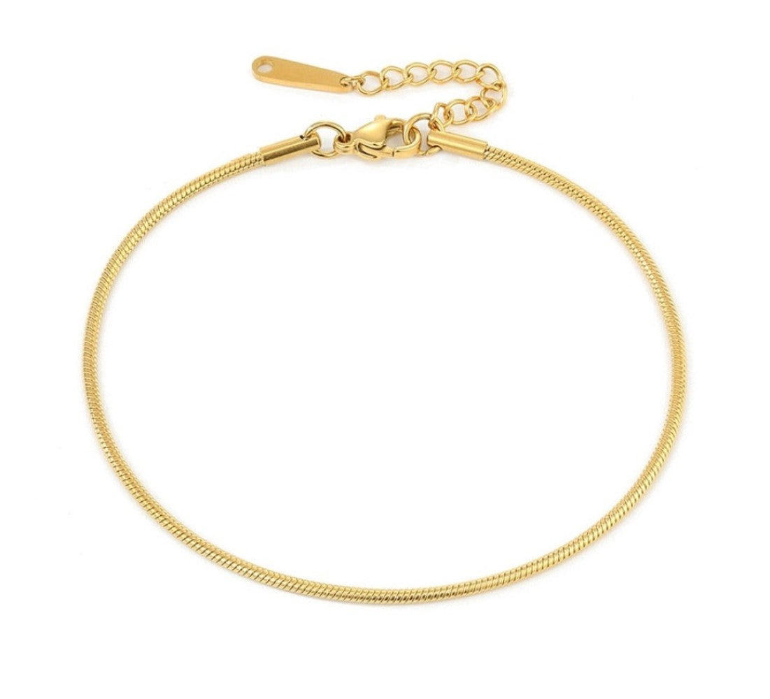 Sun-kissed Glow Anklet Gold
