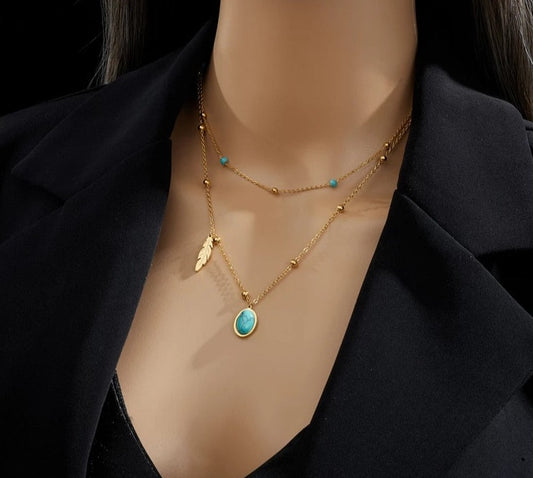 Authentic Turquoise Aura Necklace