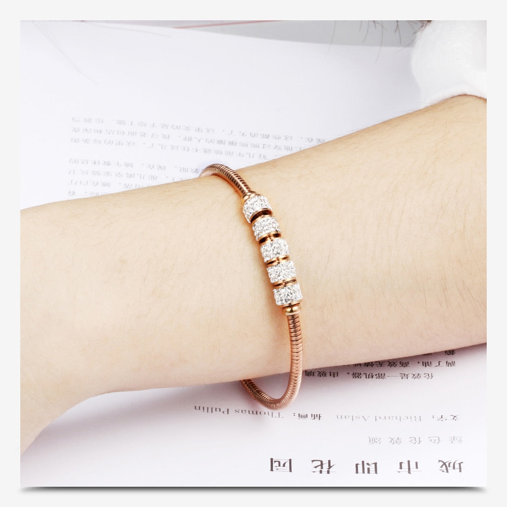 Magnetic Luck Bracelet Rose Gold
