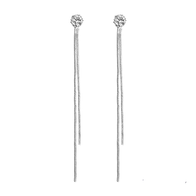 Seduce Me Earrings Silver