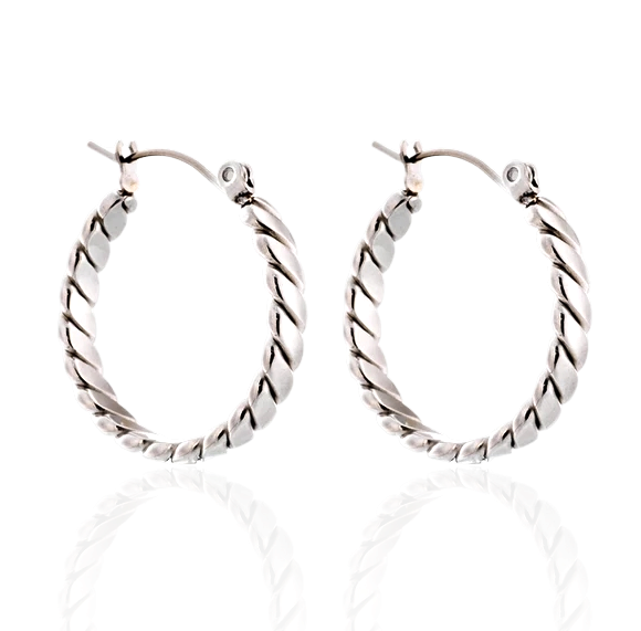 Luscious Waves Earrings Silver