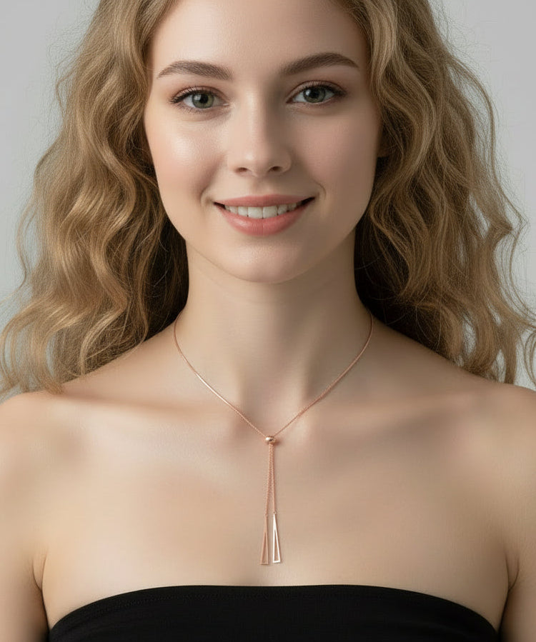 Graceful Necklace Rose Gold