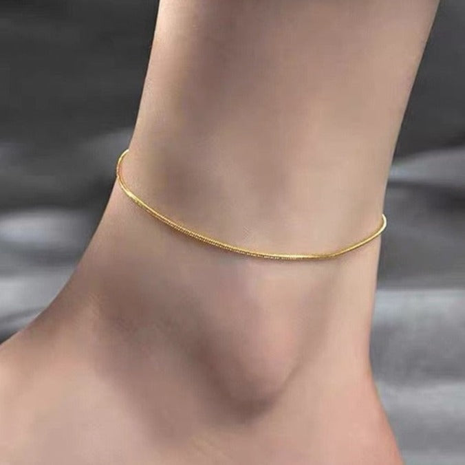 Sun-kissed Glow Anklet Gold