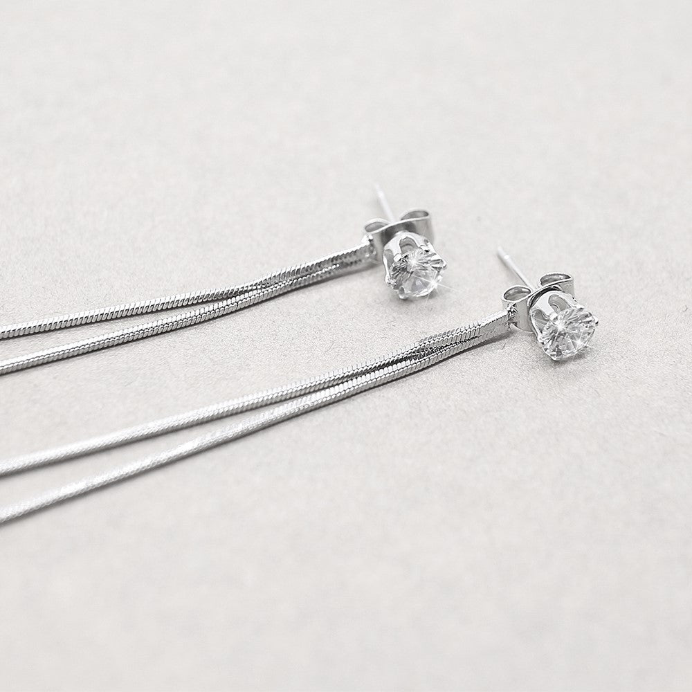 Seduce Me Earrings Silver
