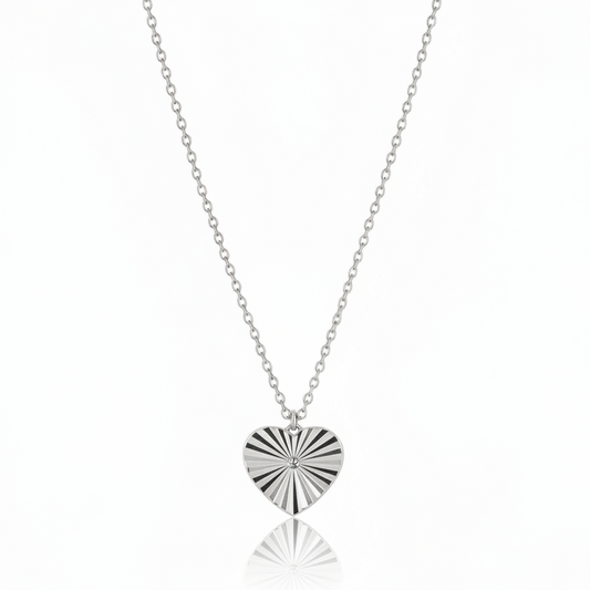 Sacred Heart Set Silver