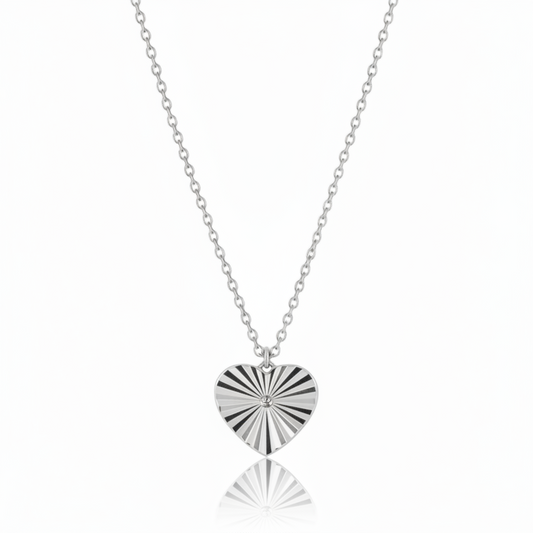 Collier Cœur Invincible Argent