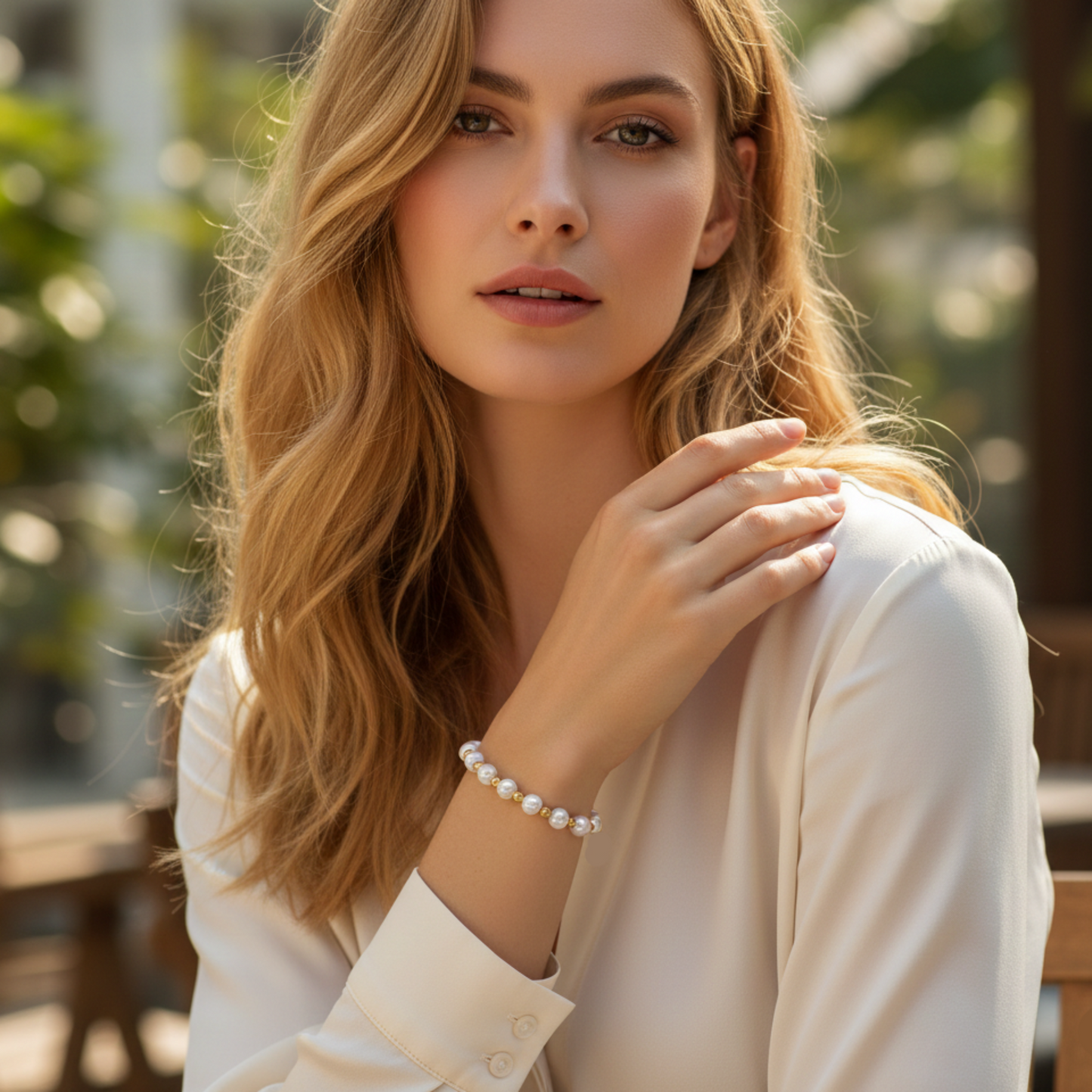 Bracelet Perle de Sagesse Or