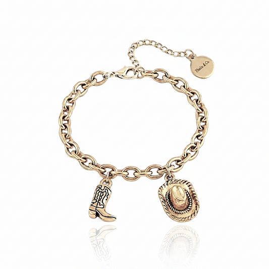 Bracelet Libre et Fière Or