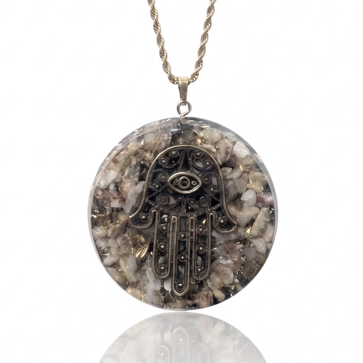 Orgonite Joie et Abondance Or