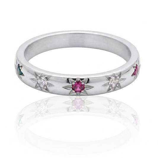  Bague Née pour Briller Argent