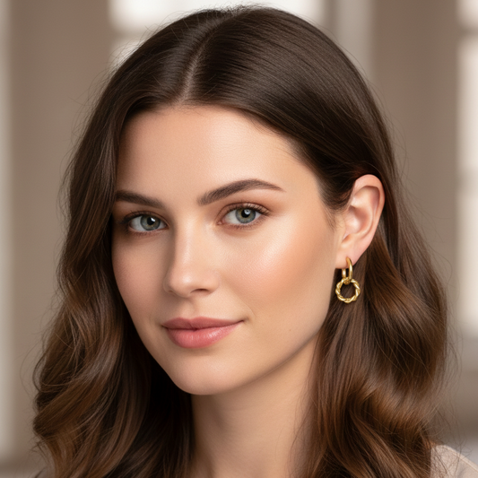 Sacred Knot Earrings Gold