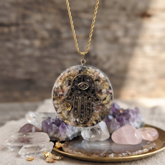Orgonite Joie et Abondance Or