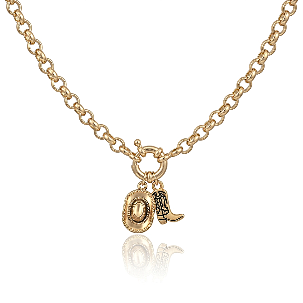 Collier Courageuse et Libre Or