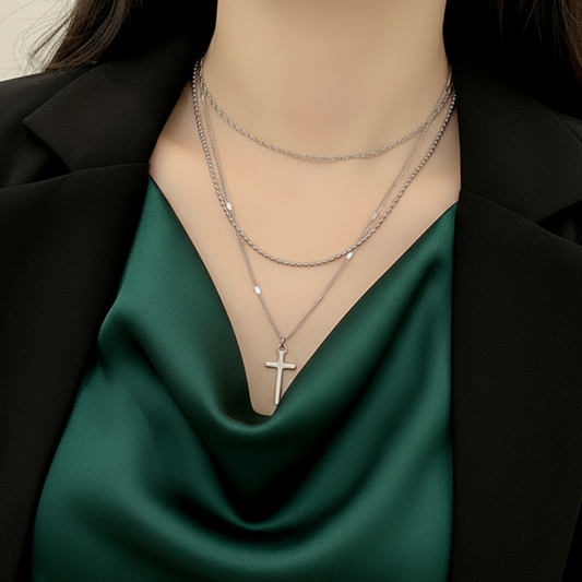 Serene Soul Necklace Silver