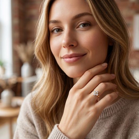 Brave Flora Ring Gold