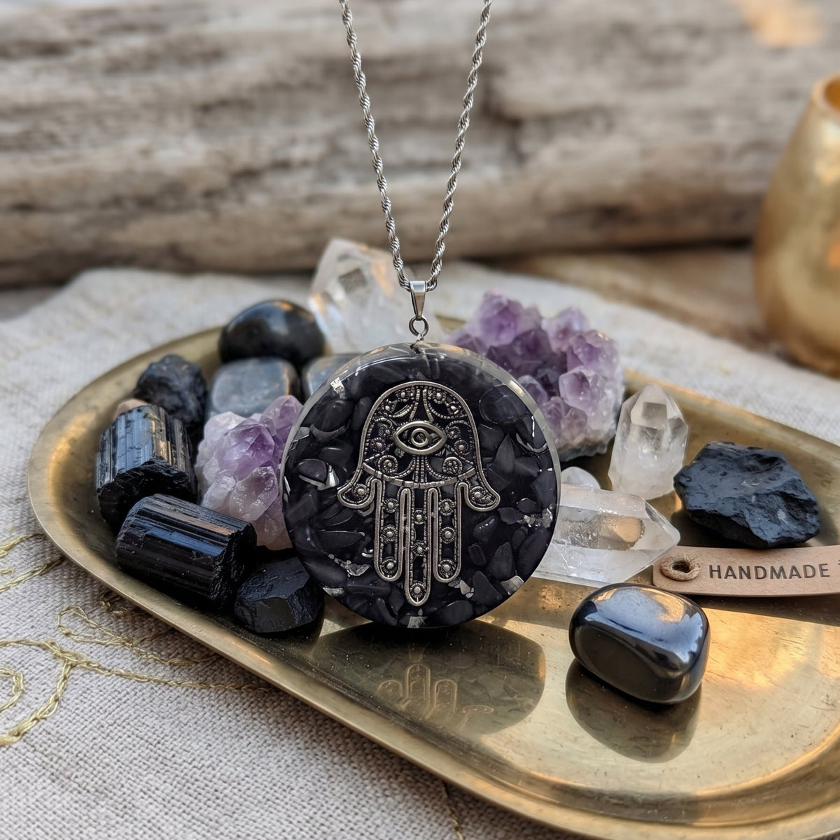 Joy & Abundance Orgonite Silver