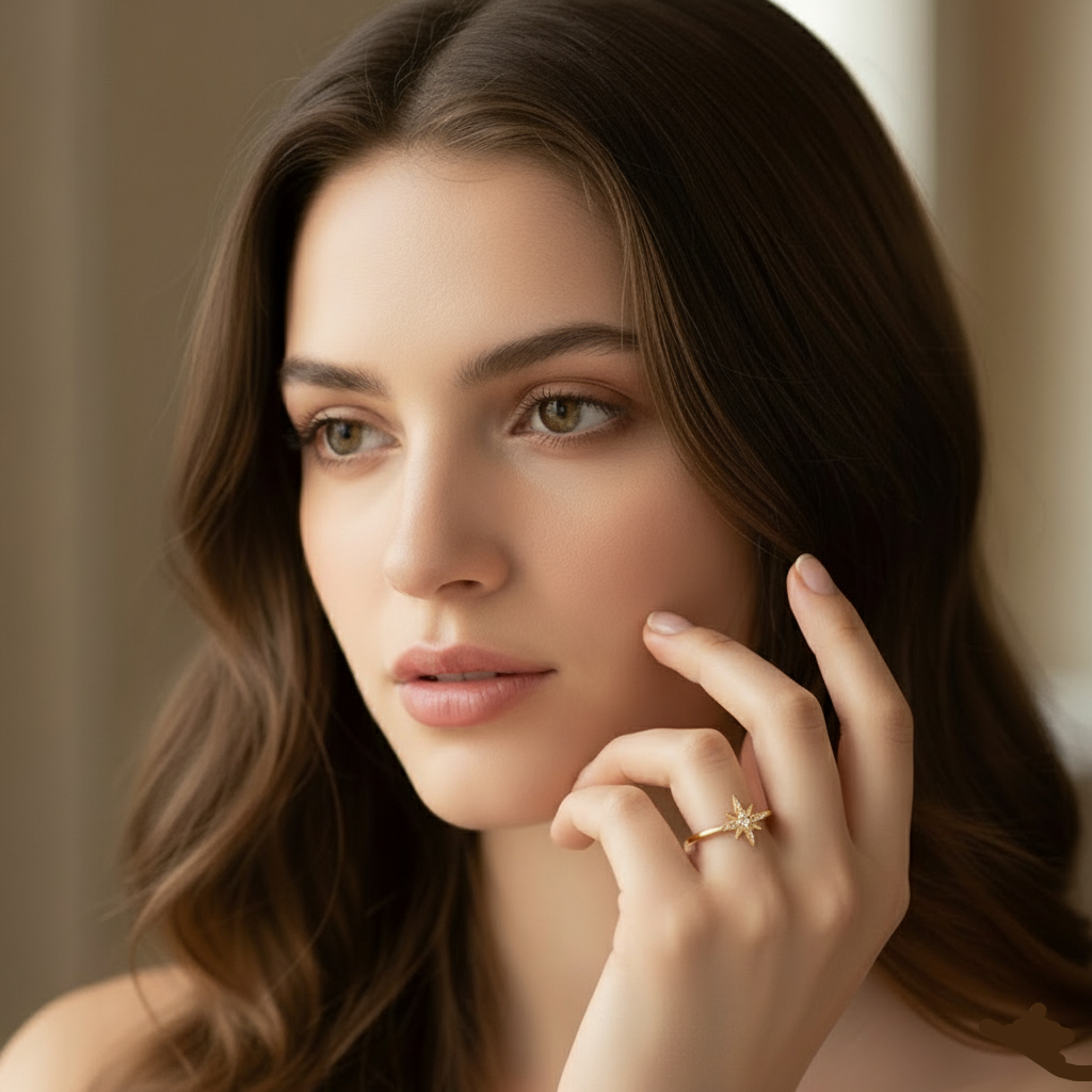 Shining Star Ring Gold