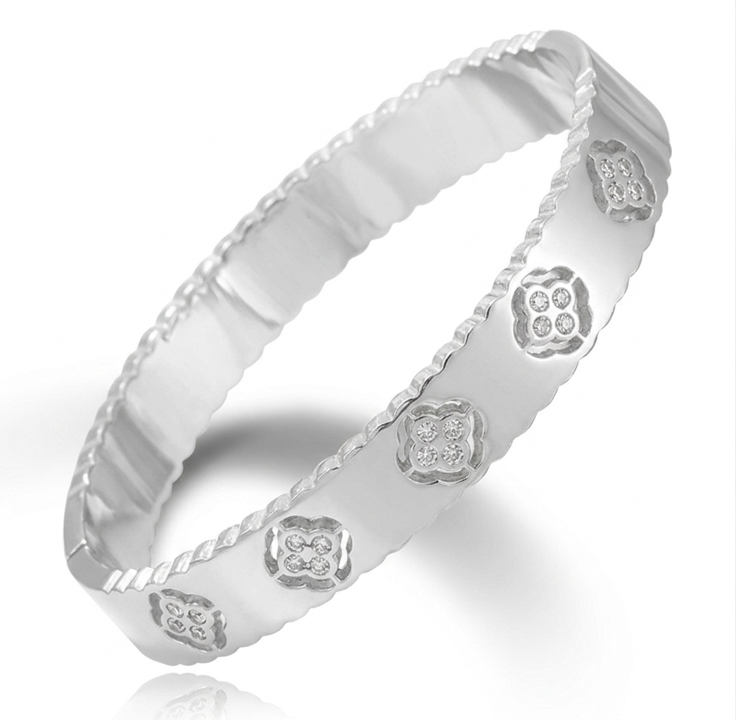 Precious Flower Bracelet Silver