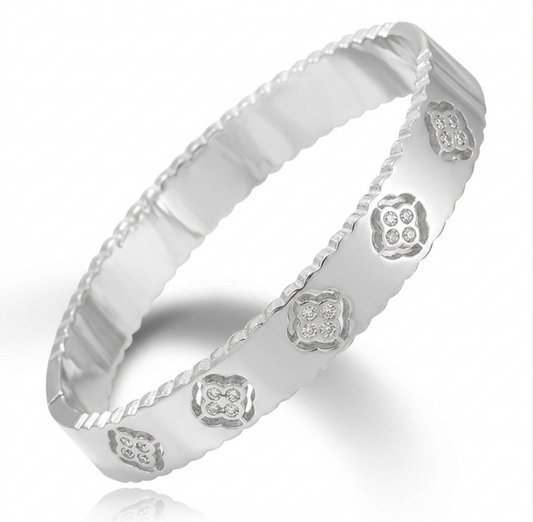  Bracelet Fleur Précieuse Argent