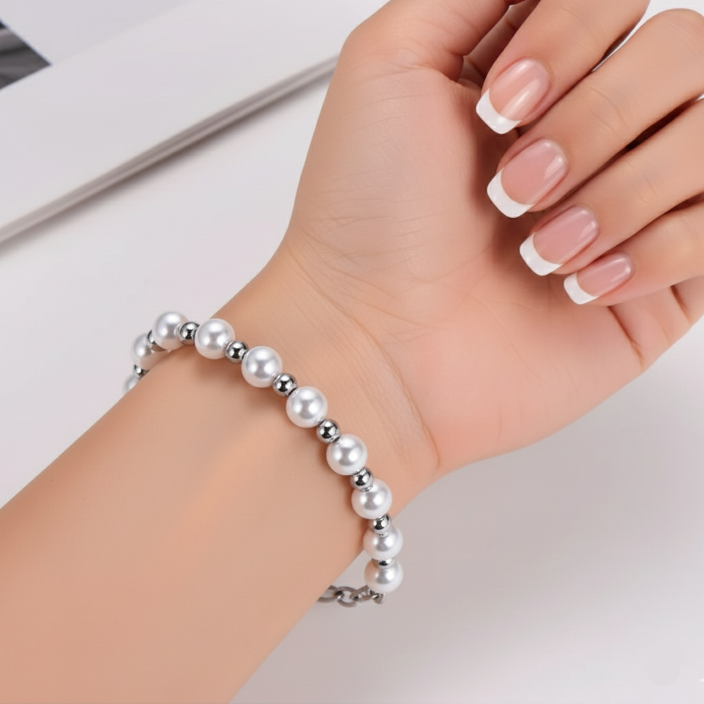 Bracelet Perle de Sagesse Argent