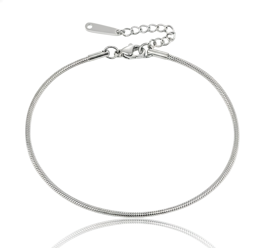 Sun-kissed Glow Anklet Silver