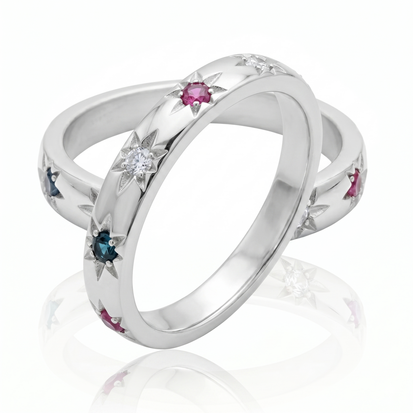 Born to Shine Ring Silver
