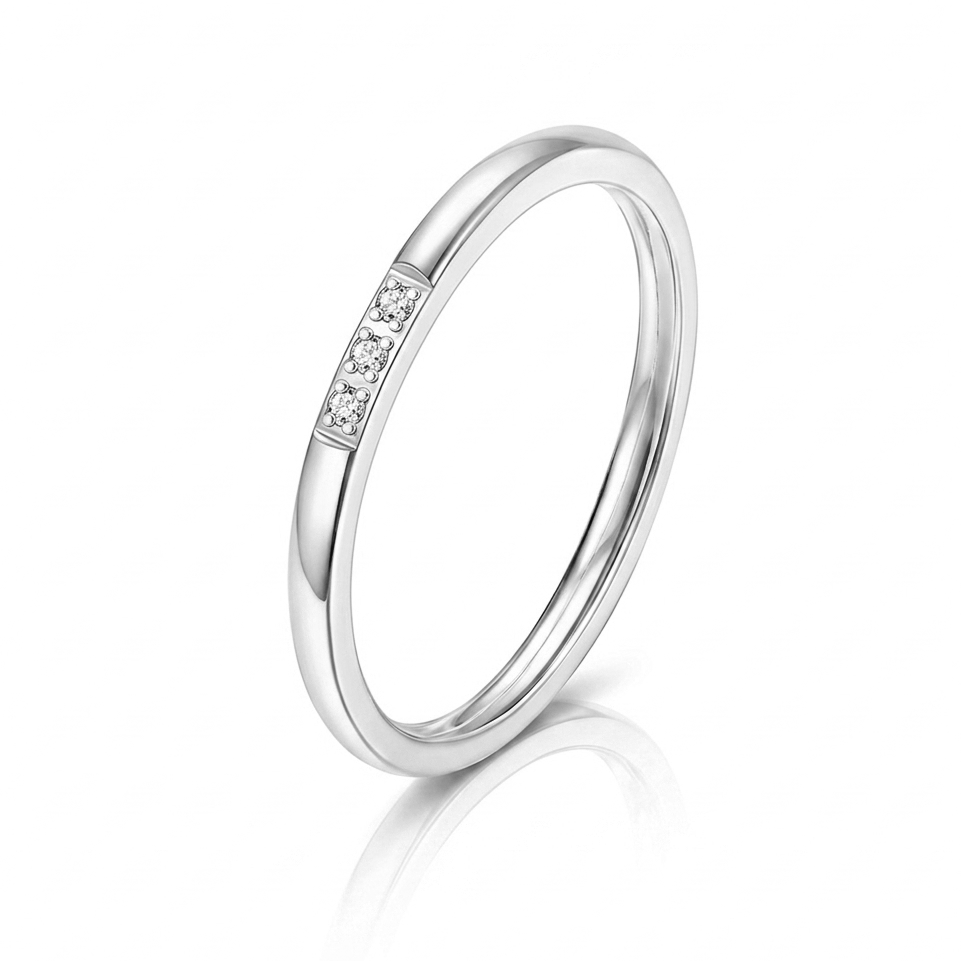 Inner Spark Ring Silver