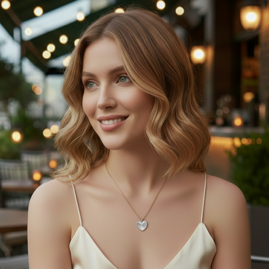 Collier Cœur Invincible Argent