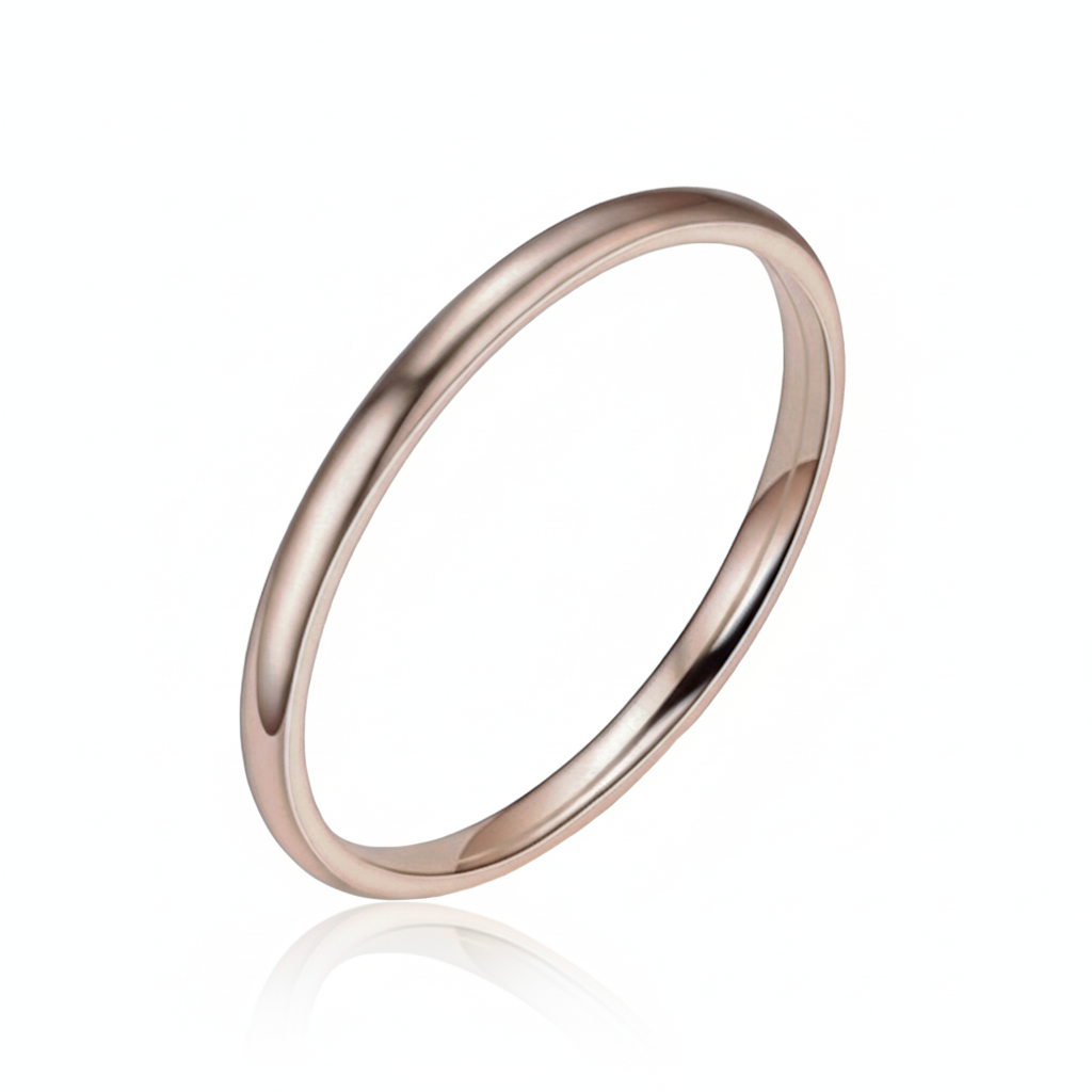 Integrity Ring Gold Rose 2mm