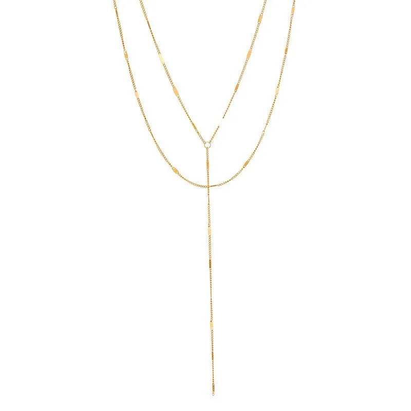 Elegance Unveiled : The Signature Necklace Gold
