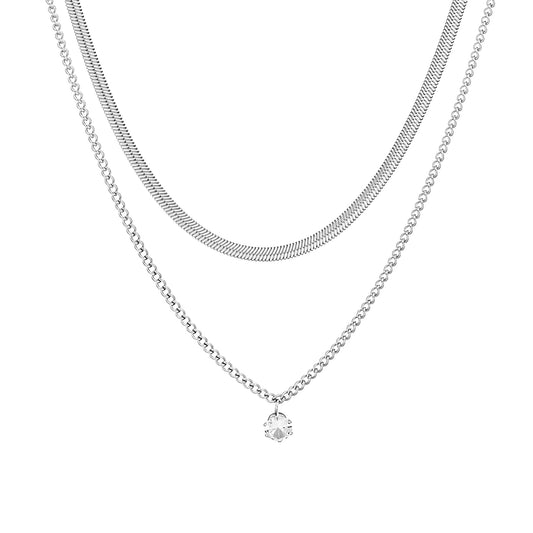 Simply Me Necklace Silver