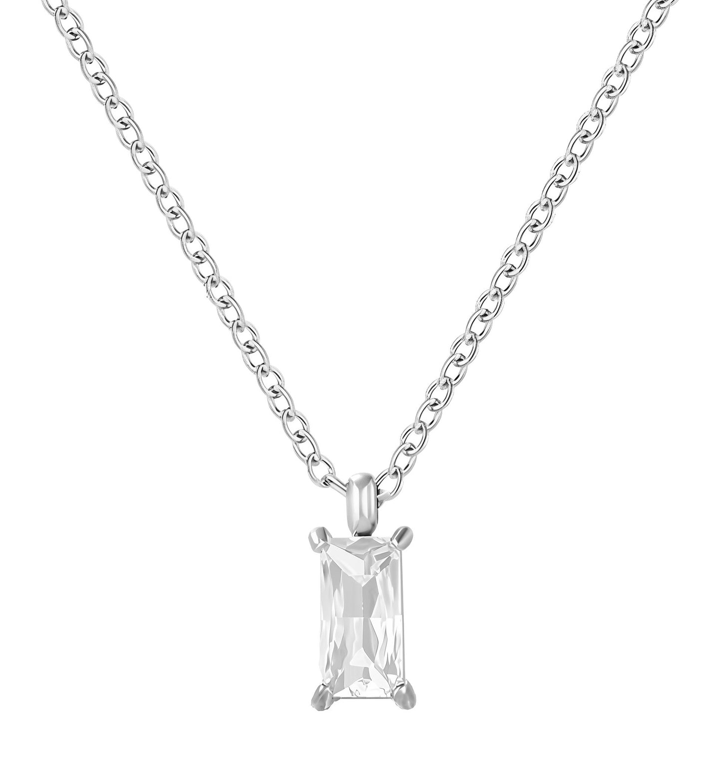 Radiant Calm Necklace Silver