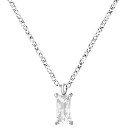 Radiant Calm Necklace Silver