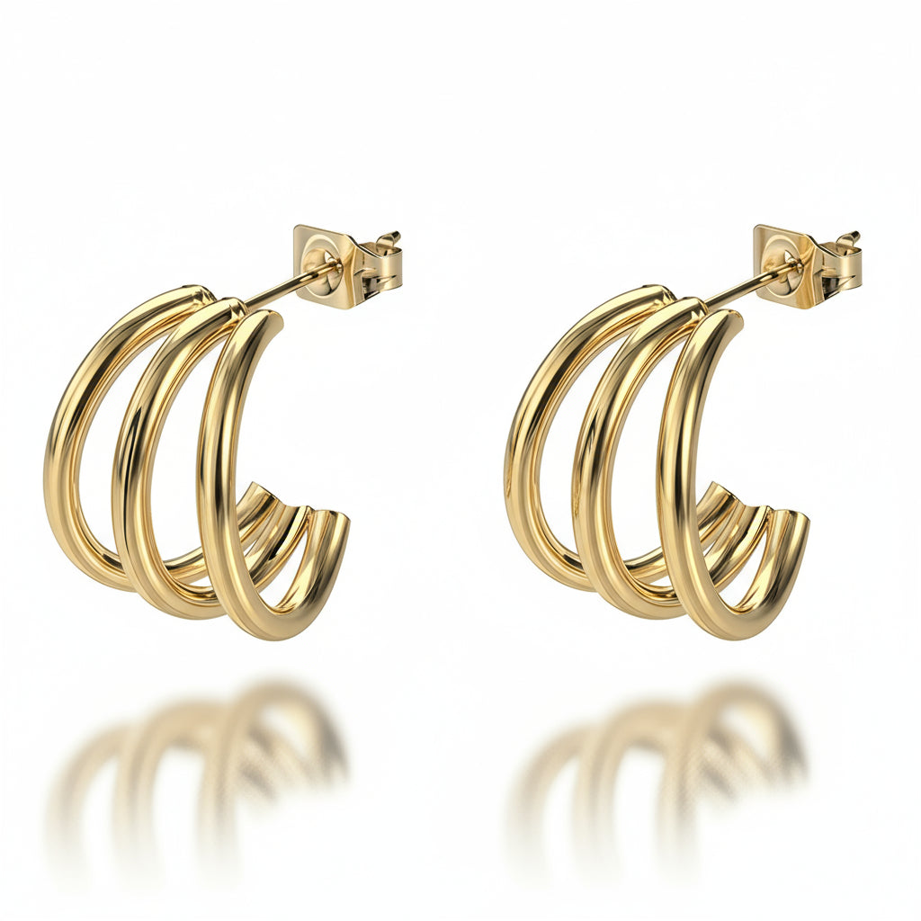 Pure Harmony Earrings Gold
