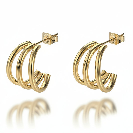 Pure Harmony Earrings Gold