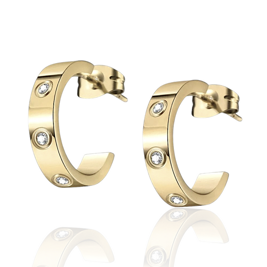 Celebrate Yourself Earrings Gold