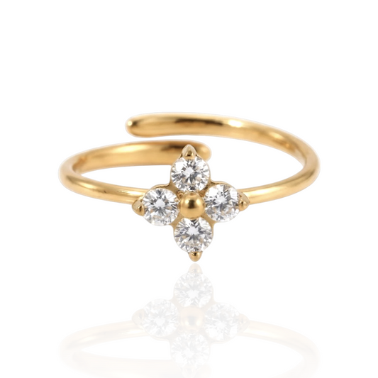 Brave Flora Ring Gold