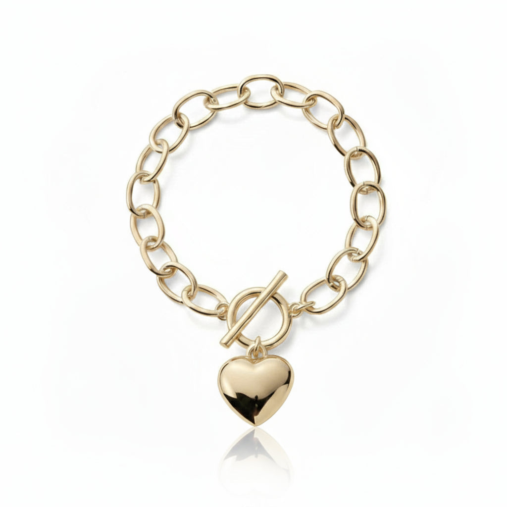 Divine Heart Bracelet Gold