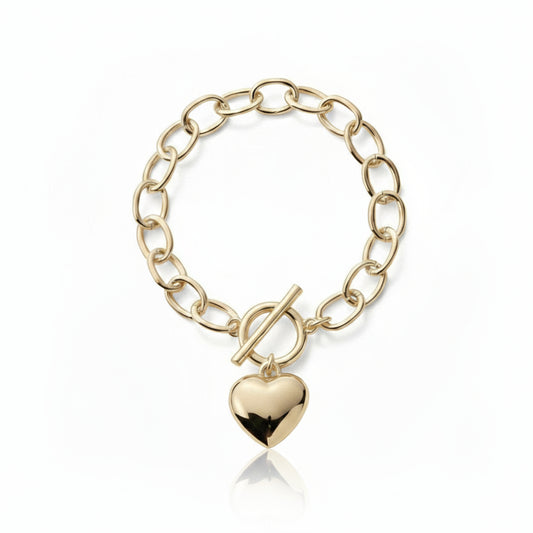 Divine Heart Bracelet Gold