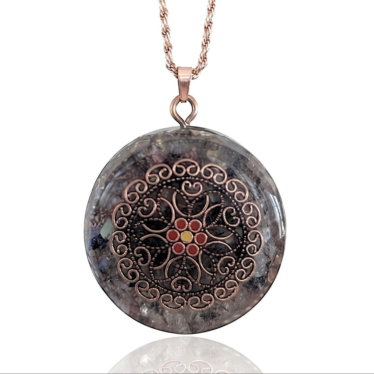 Mandala Heart of Light Orgonite