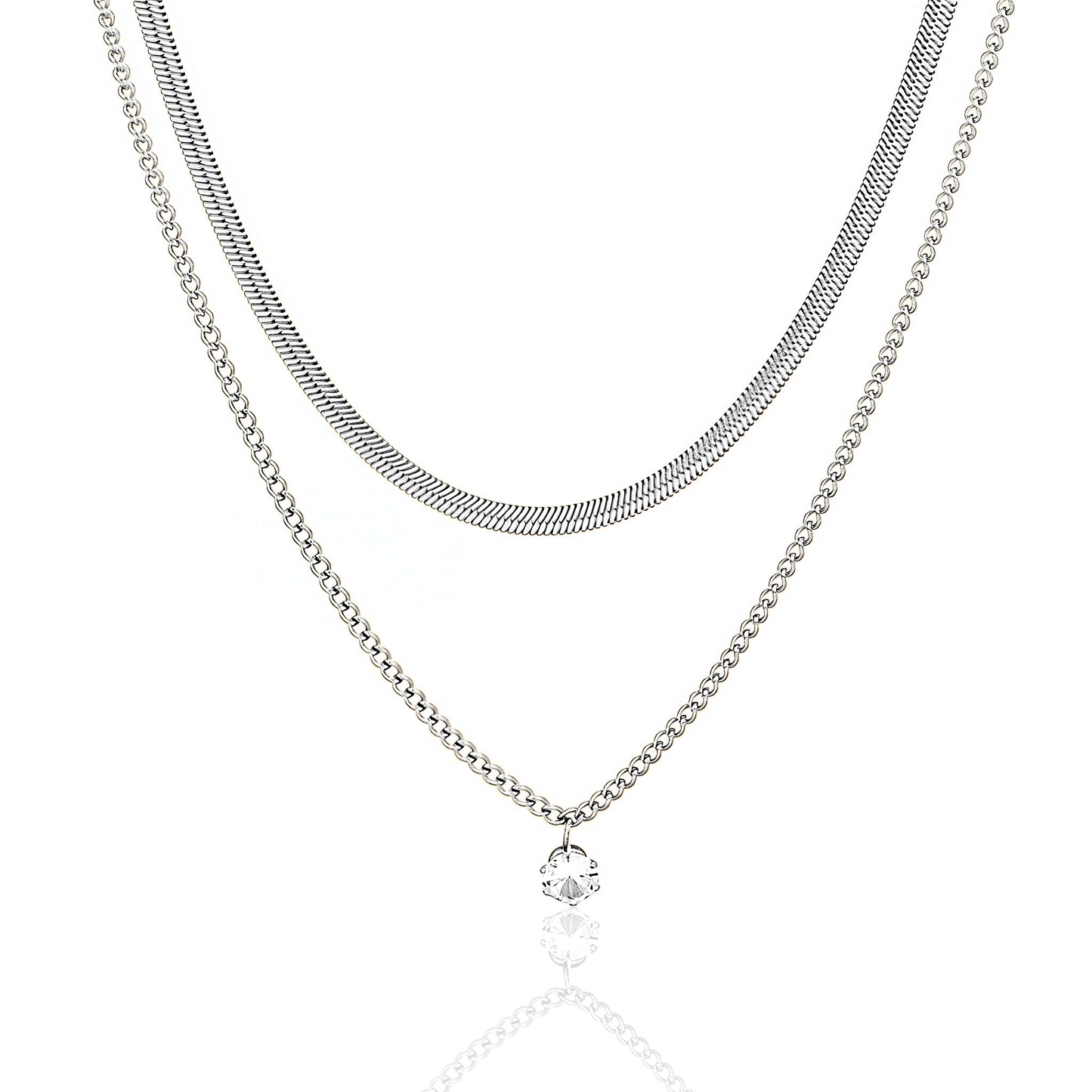 Simply Me Necklace Silver