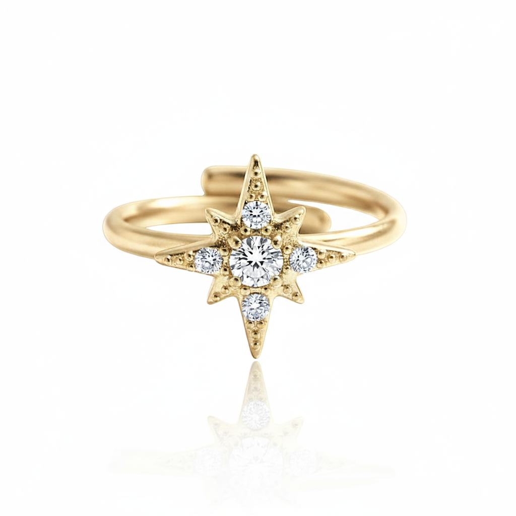 Shining Star Ring Gold