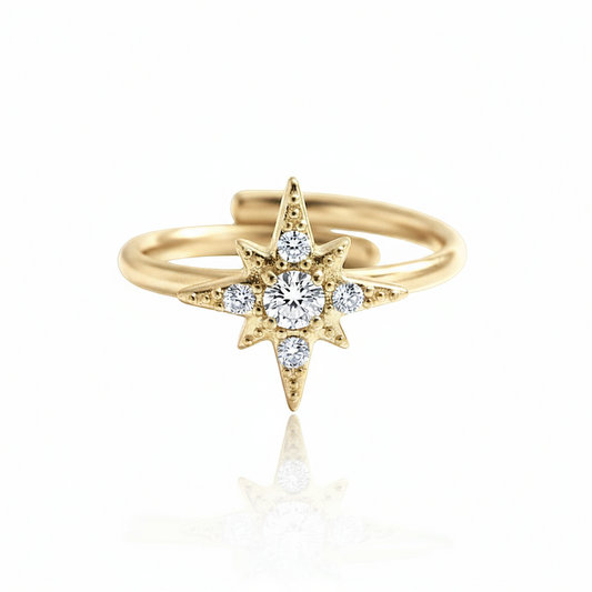 Shining Star Ring Gold