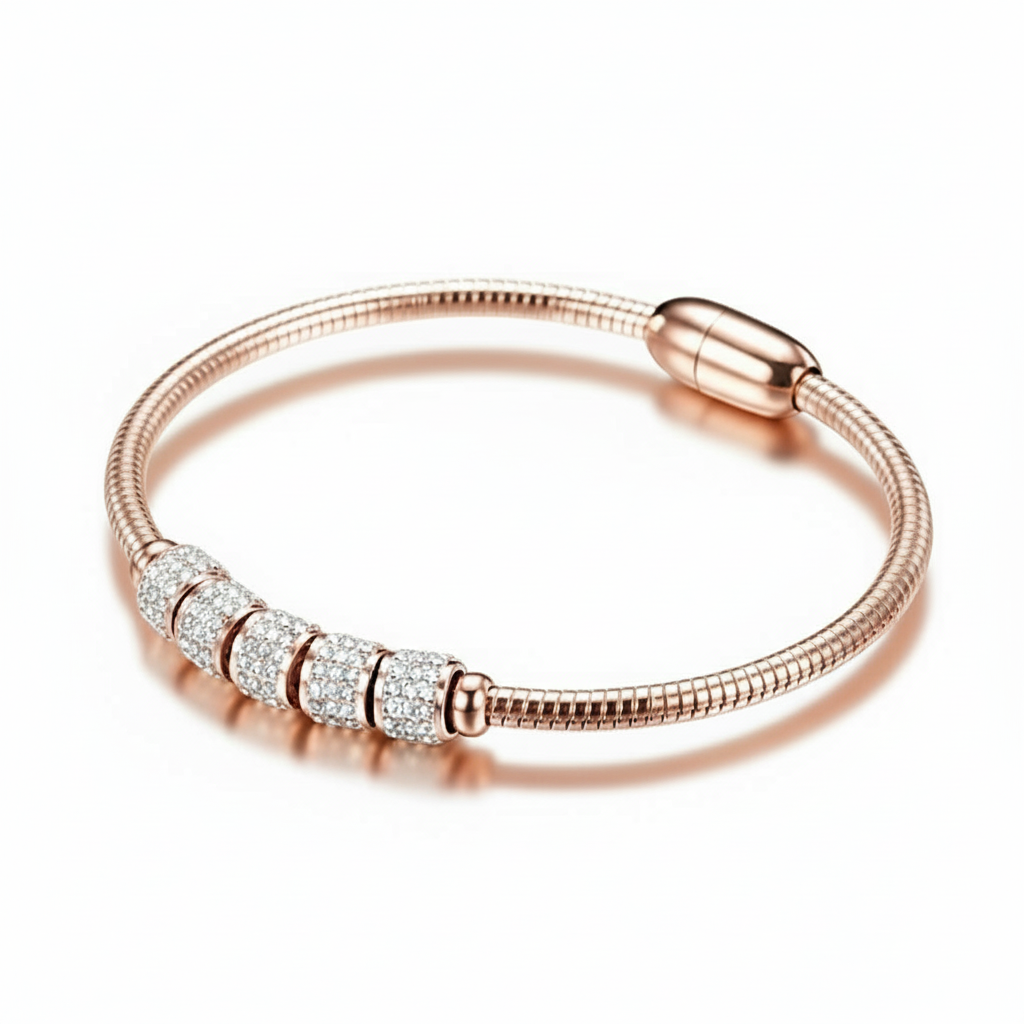 Magnetic Luck Bracelet Rose Gold